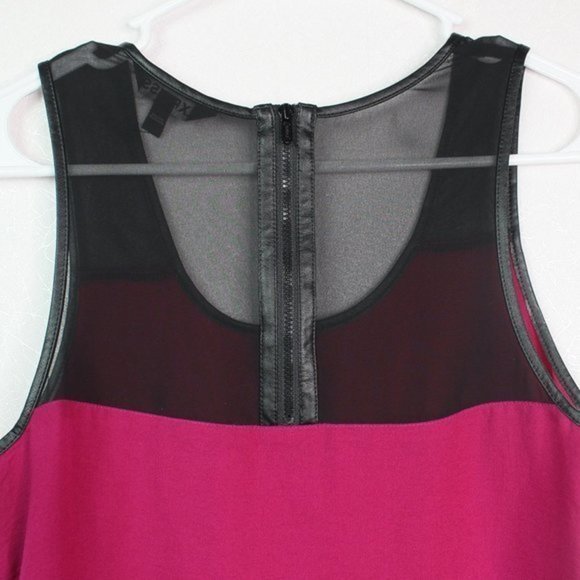 Express Magenta Racer Back High Lo Tank To… - Picture 11 of 11